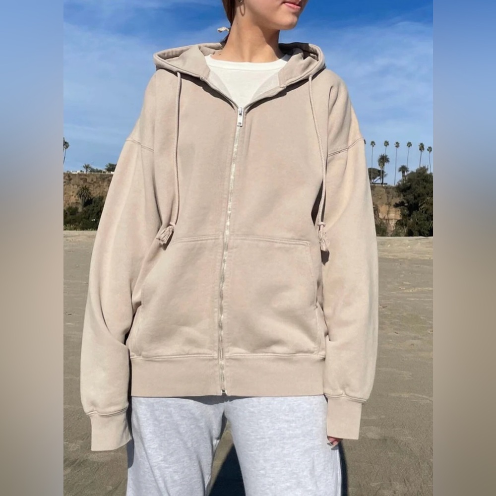 Tan Brandy Melville Christy hoodie